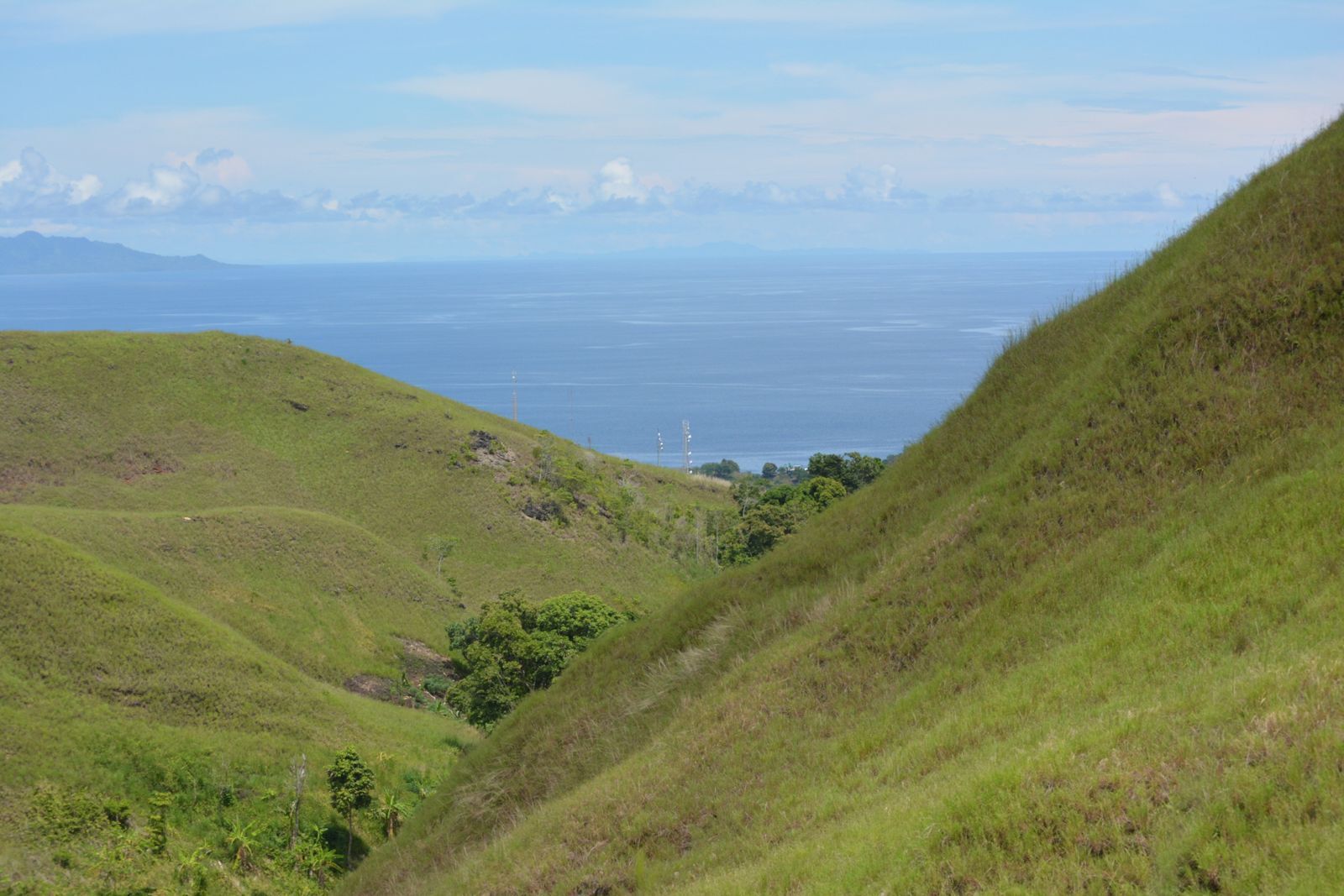 Green hills above the Black Sea
